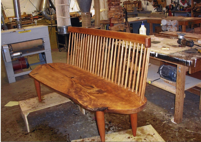 Frey, George Nakashima Bench, Cherry